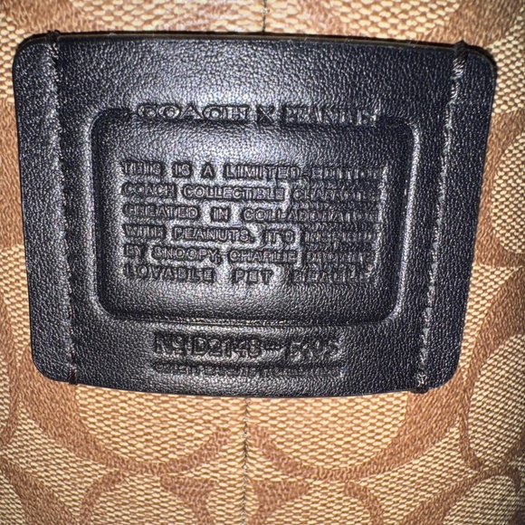 Coach Snoopy Bear - Picture 5 of 5